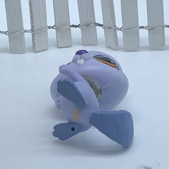 BLUESY BEAVERTON BEAVER #173 - Authentic Littlest Pet Shop - Hasbro LPS - Picture 4 of 4